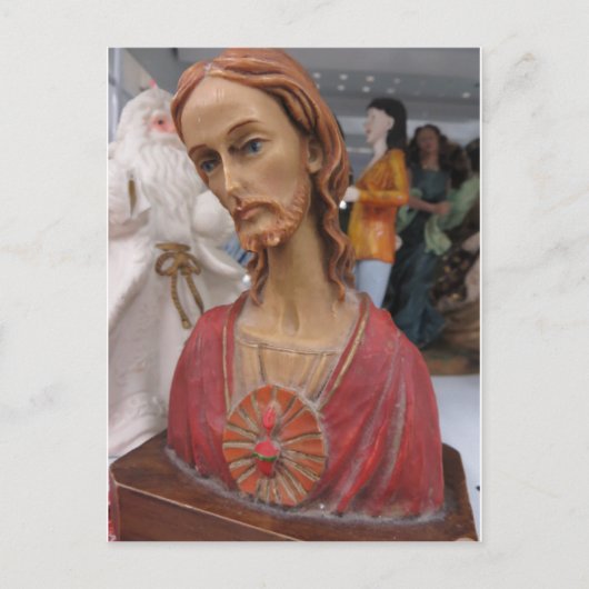 Jesus Figurine Briefkaart (Voorkant)