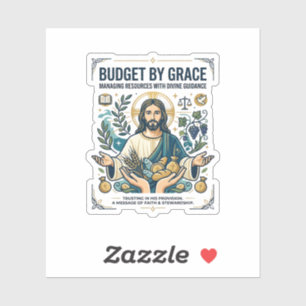 Jesus Financiële Vrede Schuld Vrij Reis T-shirt Ch Sticker