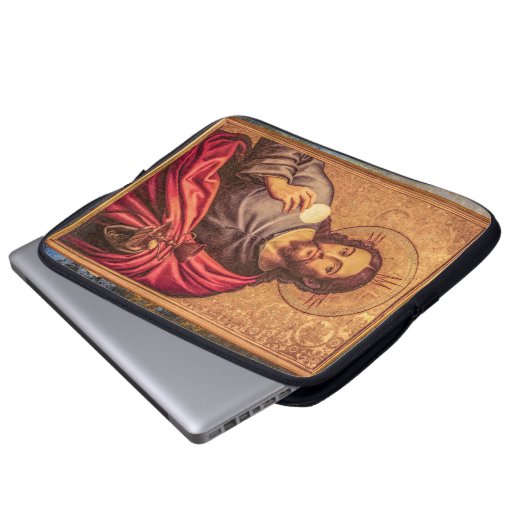 Jesus Fine Art laptop case (Voorkant onderkant)