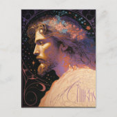 Jesus  Fine Art van Mucha AI Generated Briefkaart (Voorkant)