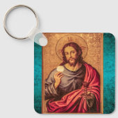 Jesus Fine art vintage key ring Sleutelhanger (Voorkant)