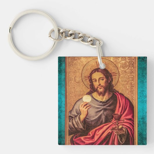 Jesus Fine art vintage Sleutelhanger (voorkant)