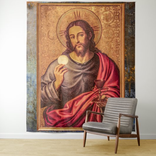 Jesus Fine Art Vintage Wandkleed (In situ)
