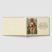 Jesus First Heilige Communion Angels Lace Gastenboek (Volledig)