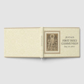 Jesus First Heilige Communion Angels Lace Gastenboek (Volledig)