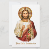 Jesus First Holy  Communion Briefpapier (Voorkant)
