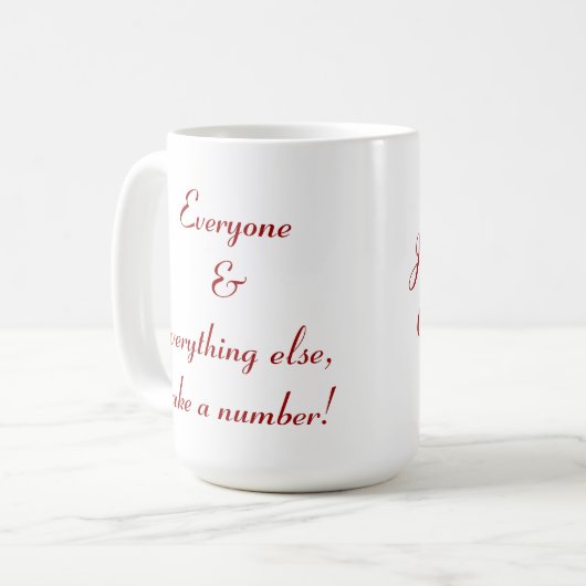 Jesus First Mok (Voorkant links)