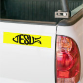 Jesus Fish Bumpersticker (Op Truck)