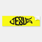 Jesus Fish Bumpersticker (Voorkant)