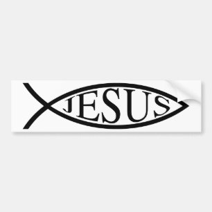 Jesus Fish Bumpersticker