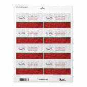 Jesus Fish Christelijk Christmas Custom gepersonal Etiket (Full Sheet)