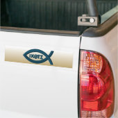 Jesus Fish Christelijk Symbool Bumpersticker (Op Truck)
