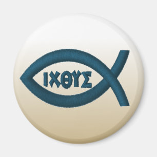 Jesus Fish Christelijk Symbool Magneet