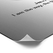 Jesus Fish Christelijke Ichthys Bible Verse Poster (Hoek)