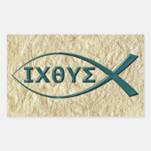 Jesus Fish Symbol Stickers (Voorkant)