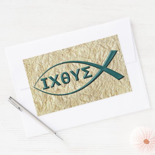 Jesus Fish Symbol Stickers (Envelop)