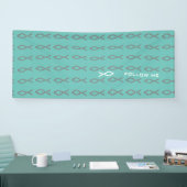 Jesus Fish Text Spandoek (Beurs)
