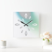 Jesus Fish Vierkante Klok (Huis)