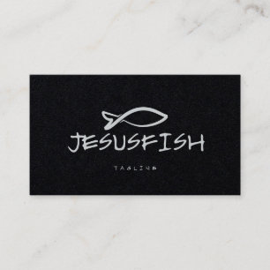 Jesus FISH visitekaartje template