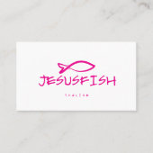Jesus FISH visitekaartje template (Voorkant)