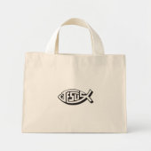 Jesus Fishers of Mannen Tiny Canvas tas (Voorkant)