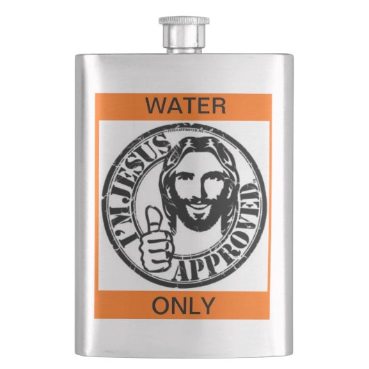 Jesus Flask Heupfles (Voorkant)