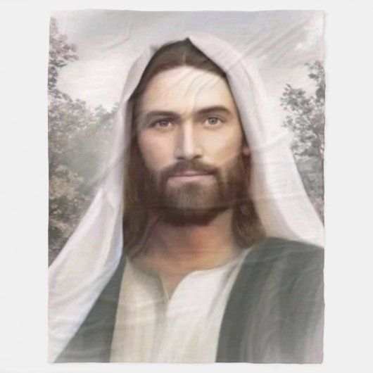 JESUS FLEECE DEKEN (Voorkant)