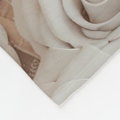 JESÚS Fleece & Sherpa Deken – Witte Rozen & (Hoek)