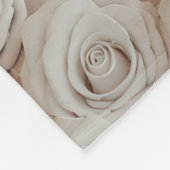 JESÚS Fleece & Sherpa Deken – Witte Rozen & (Hoek)