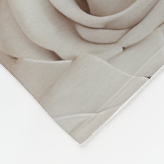 JESÚS Fleece & Sherpa Deken – Witte Rozen & (Hoek)