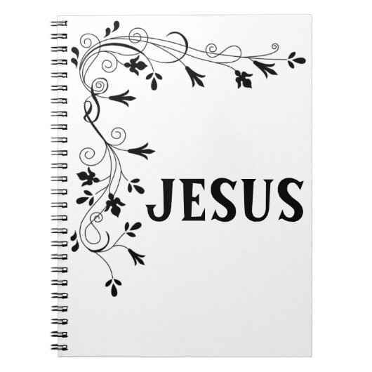 JESUS FLORAL CORNER NOTITIEBOEK (Voorkant)