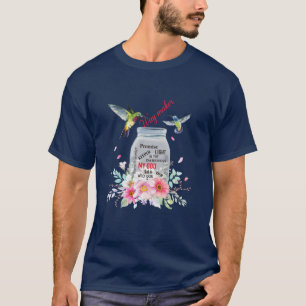 Jesus Flower Hummingbird Faith Christelijke Way Ma T-shirt