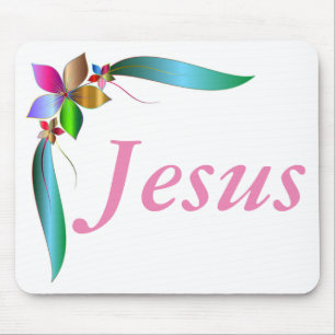 JESUS FLOWER RIBBON MUISMAT