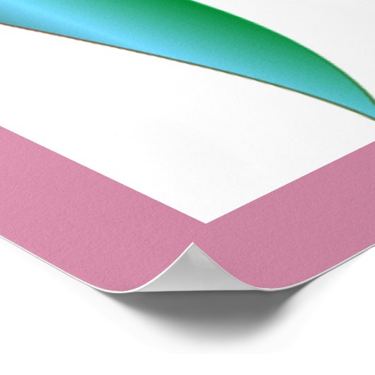 JESUS FLOWER RIBBON POSTER (Hoek)