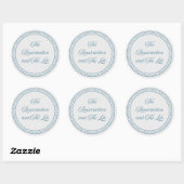 Jesus - Flush Seal Groot Ronde Sticker (Vel)