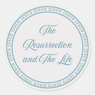 Jesus - Flush Seal Large Ronde Sticker