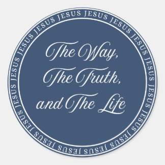 Jesus - Flush Seal Ronde Sticker