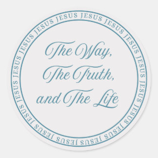 Jesus - Flush Seal Ronde Sticker