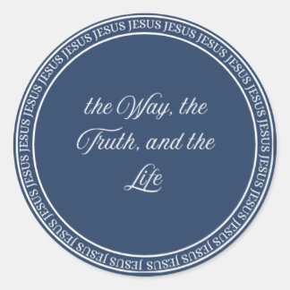 Jesus - Flush Seal small Ronde Sticker