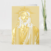 Jesus  folie wenskaart (Voorkant)