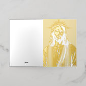 Jesus folie wenskaart (Buiten Laag)