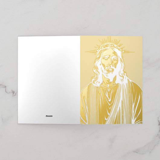 Jesus  folie wenskaart (Buiten Laag)