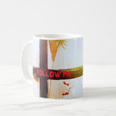 Jesus Follow Me Coffee Mug Koffiemok (Voorkant links)