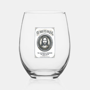 Jesus Fotografie Moeder Familie Fotograaf Vintage Wijnglas Zonder Voet