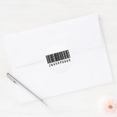 jesus freak barcode ontwerp ronde sticker (Envelop)