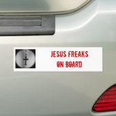 Jesus Freak Bumpersticker (Op auto)