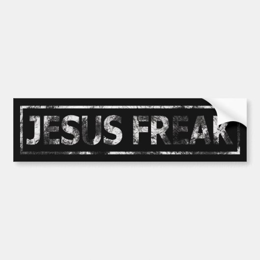 Jesus Freak Bumpersticker (Voorkant)