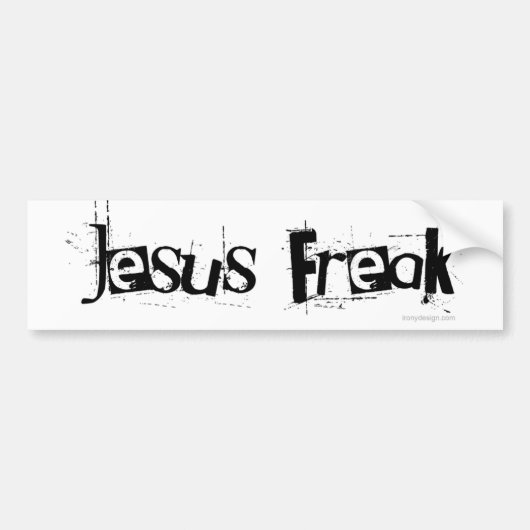 Jesus Freak Bumpersticker (Voorkant)