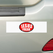 Jesus Freak Bumpersticker (Op auto)