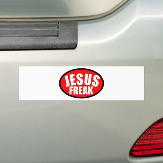 Jesus Freak Bumpersticker (Op auto)